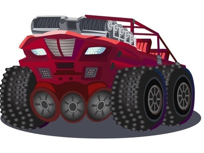 monster Truck design illustration vector
