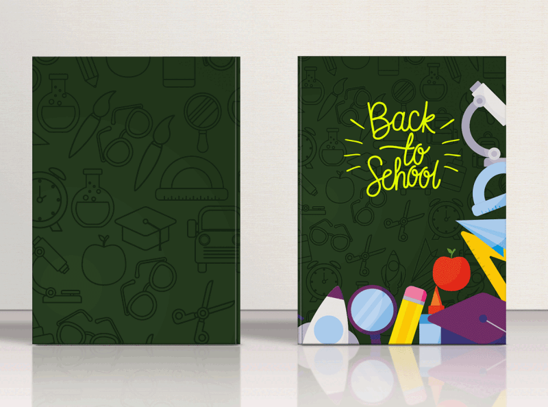 Back To School Coloring Book amazon book cover back to school book cover design coloring book coloring book for kids cover design for kdp graphic design illustration school coloring book