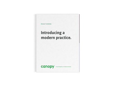 Canopy Brochure Cover