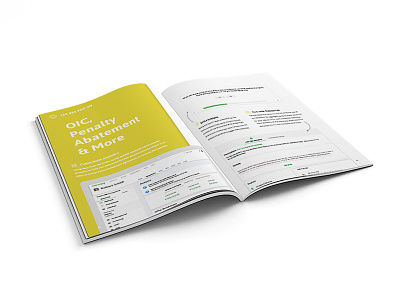 Inside Canopy Brochure booklet brochure canopy features software yellow