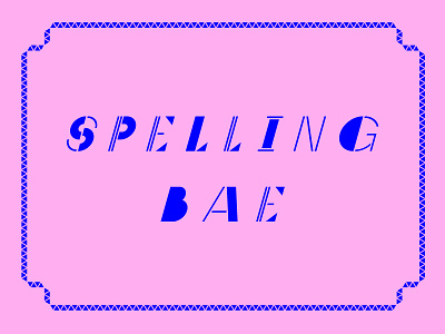 Spelling Bae