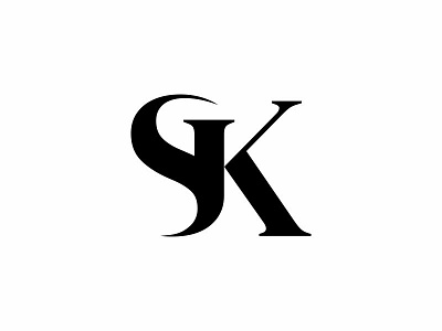 sk abstract brand fashion identity illustration initial logo inspiration k line art lineart logo logomark mark minimalist modern monogram s simple