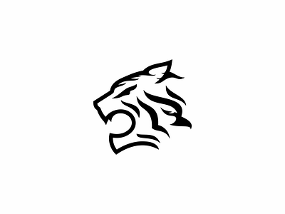 tiger head and eagle abstract animal eagle initial inspiration line art lineart logo minimalist modern monogram simple tiger tiger head
