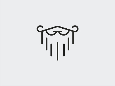 Beard logo | for sale abstract artline beard human logo minimalist monogram monoline spa