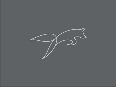 Jumping Fox animal design fox inspiration line logo logo minimalist modern