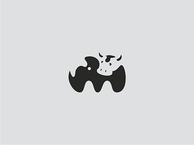 Cow animal bold cow creative farm inspiration minimalist modern negative space smart