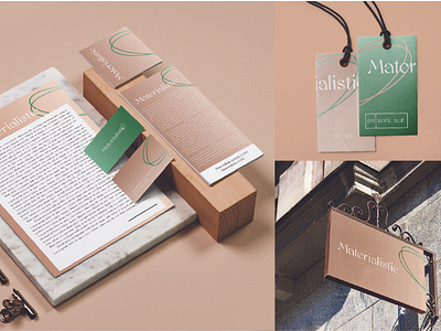 MATERIALISTIC BRAND IDENTITY SYSTEM