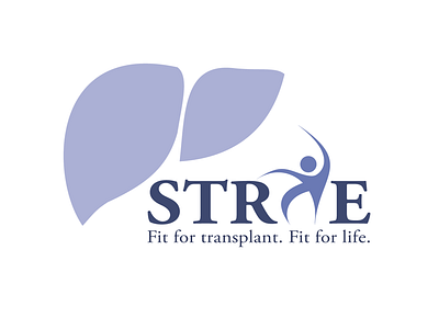 STRIVE logo branding design help human life liver logo safe