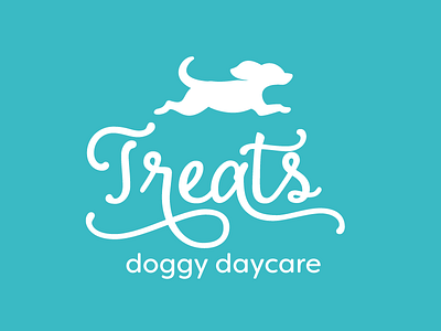 Doggy Daycare care daycare dog happy illustration logo pet treats