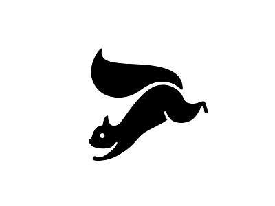 Squirrel animal graphic icon illustration logo squirrel symbol