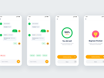 Chatty - Test app appdesign celebration chat chatbot design flat illustraion product product design success test ui uidesign user experience user interface userinterface ux uxdesign