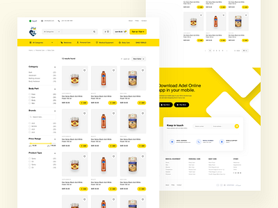 Adel Online - Products design ecommerce product design products shop shopify ui uidesign user experience userinterface ux uxdesign web webdesign website