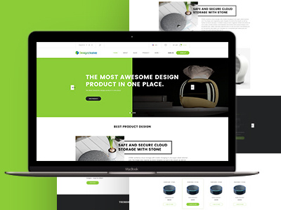 Designclusive - Website redesign ver_2 creative landing redesign shop ui ux web