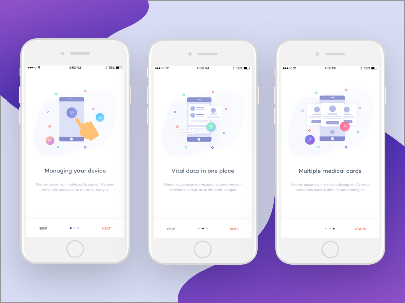 Smarko Health App - Onboarding Design by Abdallah Mostafa on Dribbble