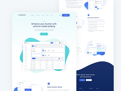 Accelevents - Auction page UI Design