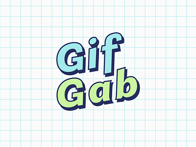 GifGab - The App app design branding design jibjab jibjab design logo product design