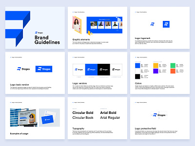 Stages – Brand Guidelines brand guidelines brand identity brand manual branding design graphic design logo logo guidelines logotype typography