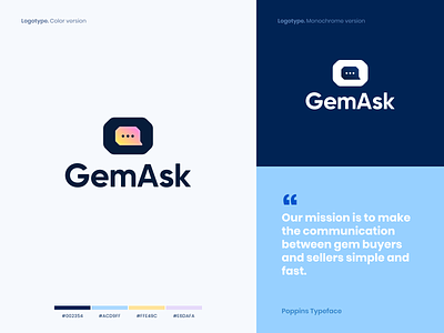 GemAsk – Brand Identity & Web design