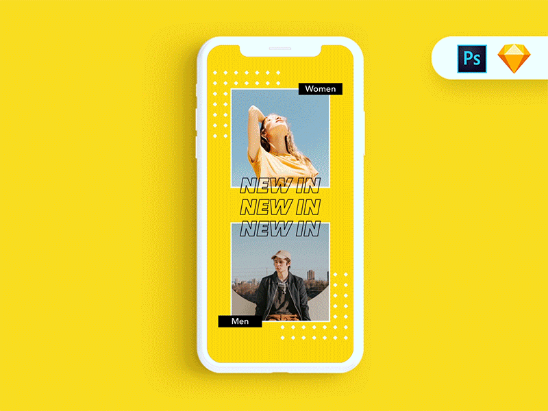 Free Instagram stories template animation free freebie graphic design instagram instagram stories media photoshop sketch social template