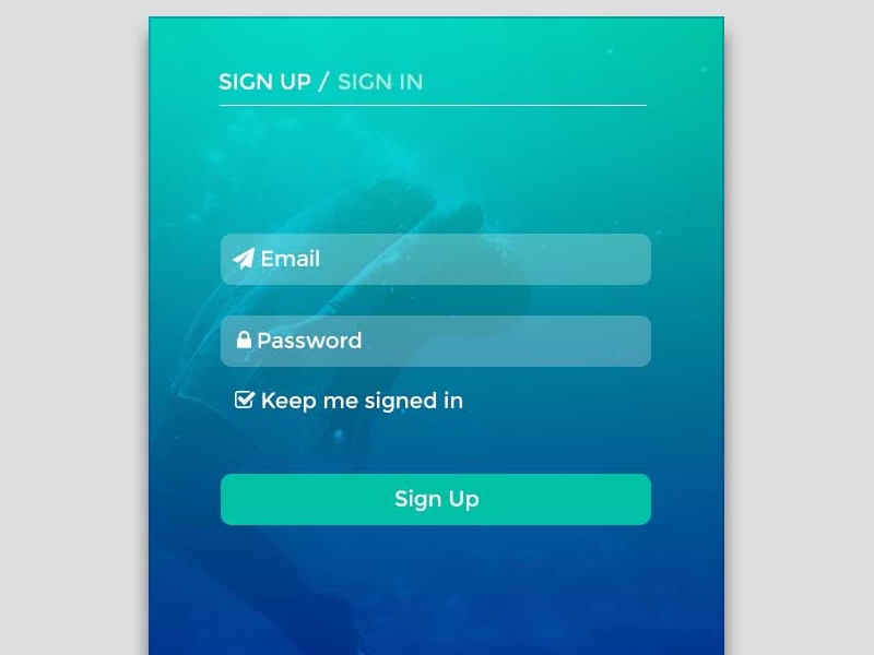 Day001 Login Form by Nick Di Stefano, CSM on Dribbble