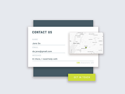 DailyUI Day028 026 button contact dailyui day026 form map ui