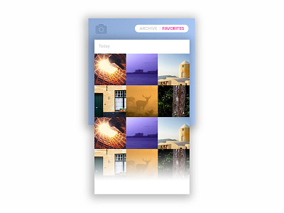 DailyUI Day044 044 dailyui day044 favorites library photo ui unsplash