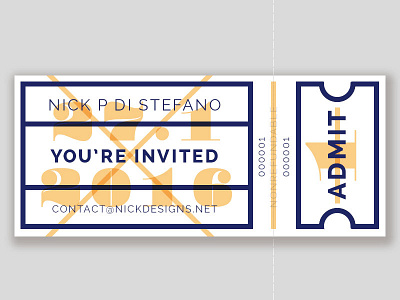 DailyUI Day078 invitation