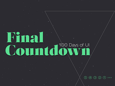 DailyUI Final Countdown