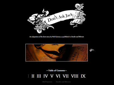 Don't Ask Jack comic online webcomic website