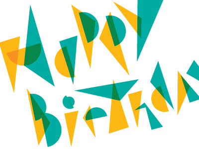 Nik Nak card congrats geometric greeting card happy birthday overprint print series set thank you typography