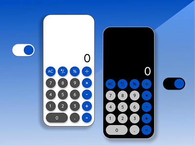 Calculator app dailyui dailyui004 design ui
