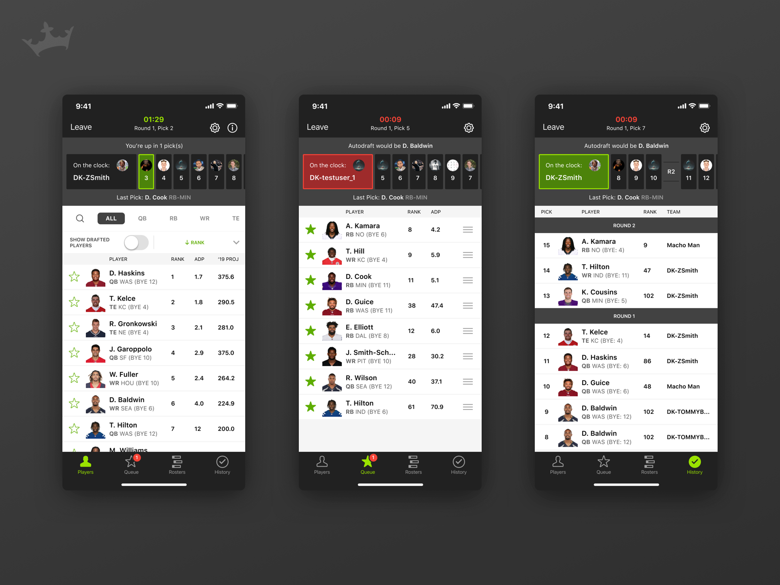 DraftKings Best Ball by Zail Smith for DraftKings on Dribbble