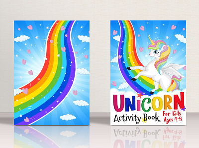 UNICORN ACTIVITY BOOK FOR KIDS activity book activity book for kids activity book for kids ages 4 8 amazon book cover design book cover design cover design for kdp design graphic design illustration kids activity book paperback design paperback for kdp ui unicorn activity book unicorn book unicorn book cover unicorn book for kids unicorn book for kids ages 4 8 ux