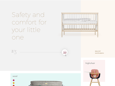 Children furniture ecommerce baby children colors furniture minimal modern pastel