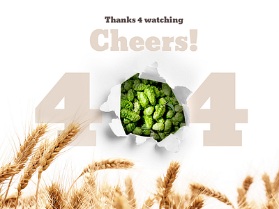 404 page 404 beer hop minimal