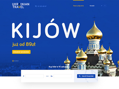 Ukrainian Travel bus poland search travel ukraine webdesign