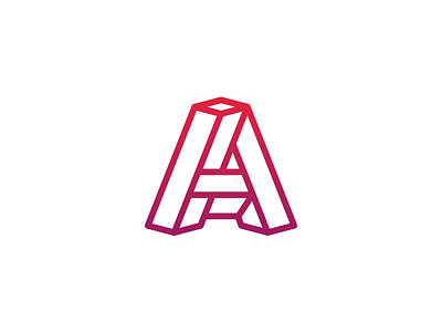 A a letter logo