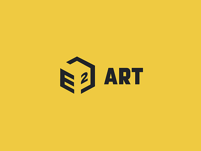 E2art branding business design identity interior logo logotype mark marketing minimalism presentation sign