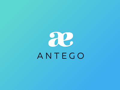 Antego a black blue brand brandidentity branding e identiy it letter logo logotype