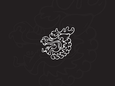 Truso Armory armory branding dragon gun kirin logo logotype unicorn