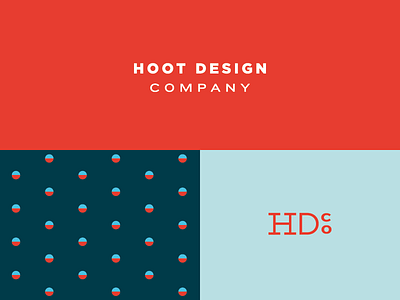 Hoot Design Co agency brand branding bright icon identity logo mark pattern typography