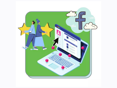 Jasa Tambah Review/ Rekomendasi di Facebook app branding design