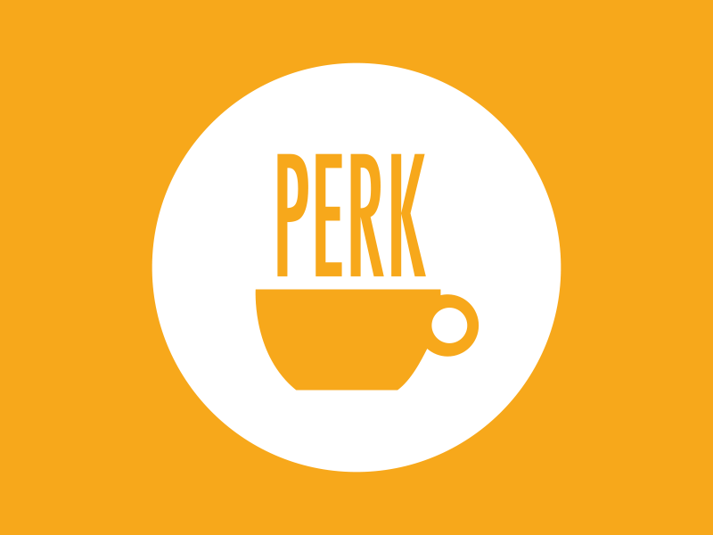 Perk Coffee Identity branding coffee identity logo perk