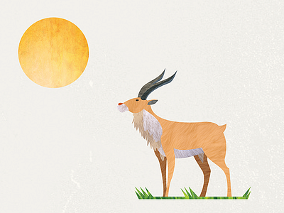 Antelope 01 antelope collage illustrator texture