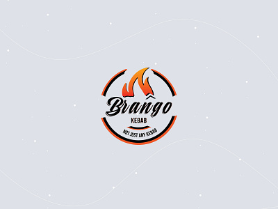 Brango Kebab Logo Design app branding design icon illustration logo typography ux vector