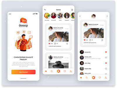 Gossip App Design