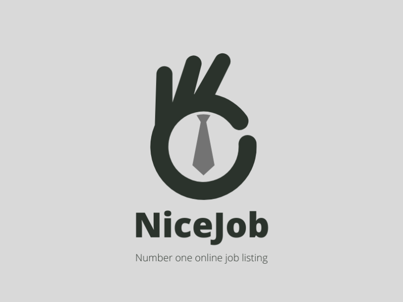 Nice Job Logo by Richard Wilson on Dribbble