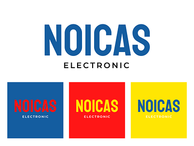 Brand Logo for NOICAS Electronics 3d animation best design branding design graphic design illustration logo motion graphics shirt tshirt ui