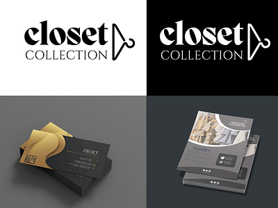 Closet collection logo,business card and flyer design