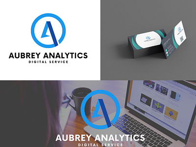 Aubrey Analytics Logo & Business Card Design best design brand design branding business card business card design design for men flyer design graphic design logo logo for brand